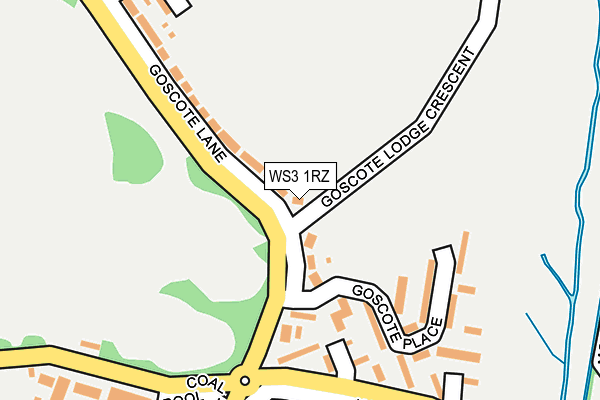 WS3 1RZ map - OS OpenMap – Local (Ordnance Survey)