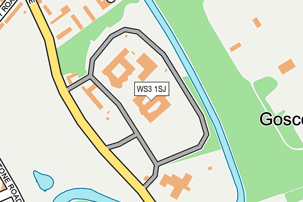 WS3 1SJ map - OS OpenMap – Local (Ordnance Survey)