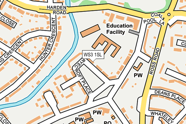 WS3 1SL map - OS OpenMap – Local (Ordnance Survey)