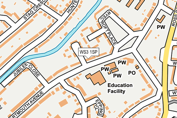WS3 1SP map - OS OpenMap – Local (Ordnance Survey)