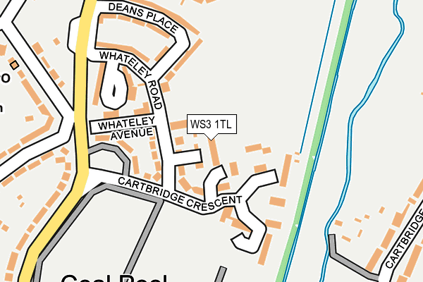 WS3 1TL map - OS OpenMap – Local (Ordnance Survey)