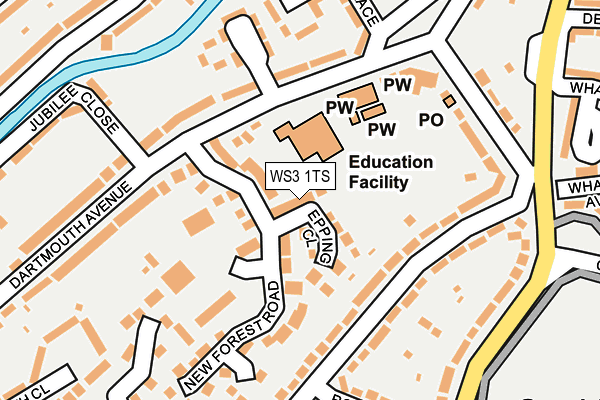WS3 1TS map - OS OpenMap – Local (Ordnance Survey)