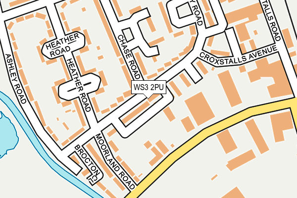 WS3 2PU map - OS OpenMap – Local (Ordnance Survey)