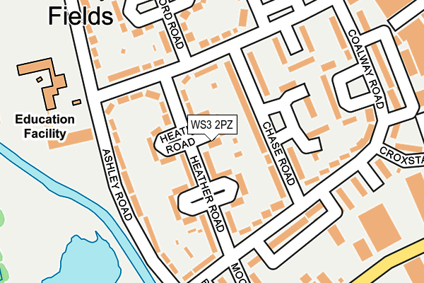 WS3 2PZ map - OS OpenMap – Local (Ordnance Survey)