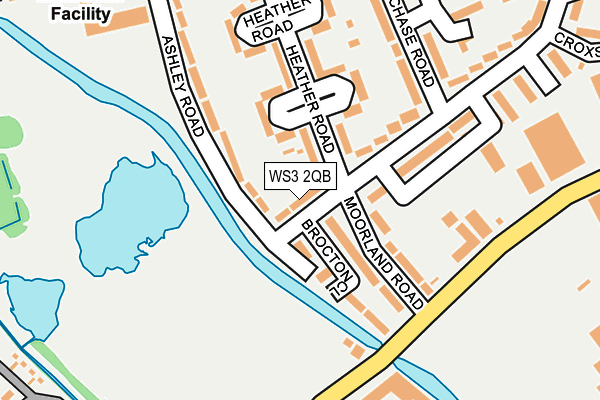 WS3 2QB map - OS OpenMap – Local (Ordnance Survey)