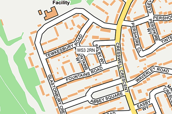 WS3 2RN map - OS OpenMap – Local (Ordnance Survey)