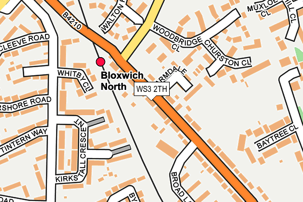 Map of BROAD LANE WINES LTD at local scale