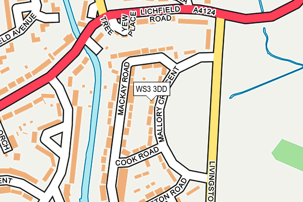 WS3 3DD map - OS OpenMap – Local (Ordnance Survey)