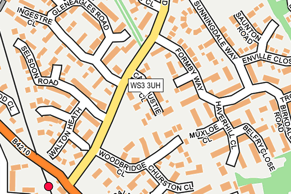 WS3 3UH map - OS OpenMap – Local (Ordnance Survey)