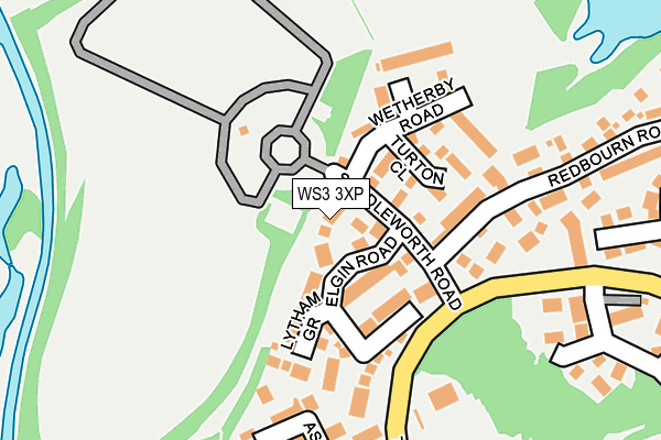 WS3 3XP map - OS OpenMap – Local (Ordnance Survey)