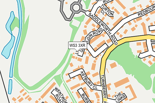 WS3 3XR map - OS OpenMap – Local (Ordnance Survey)