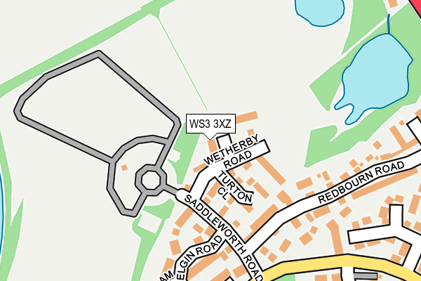 WS3 3XZ map - OS OpenMap – Local (Ordnance Survey)