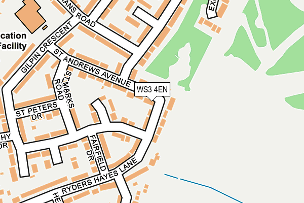 WS3 4EN map - OS OpenMap – Local (Ordnance Survey)