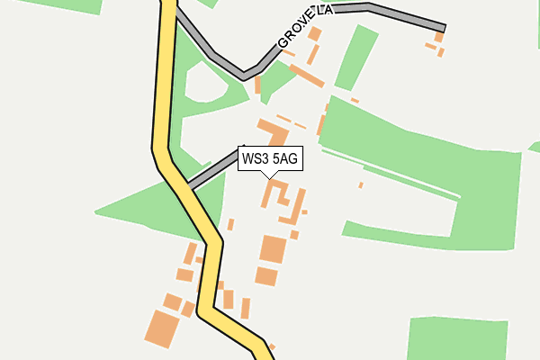 WS3 5AG map - OS OpenMap – Local (Ordnance Survey)