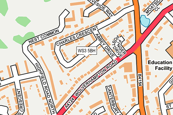 WS3 5BH map - OS OpenMap – Local (Ordnance Survey)