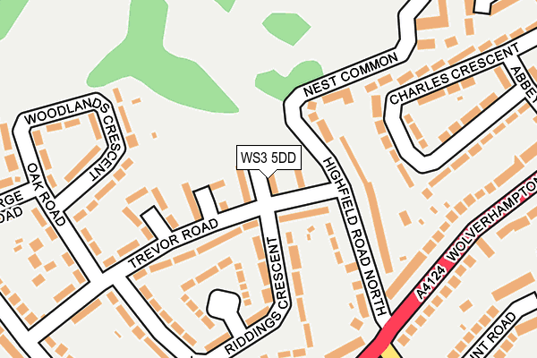 WS3 5DD map - OS OpenMap – Local (Ordnance Survey)