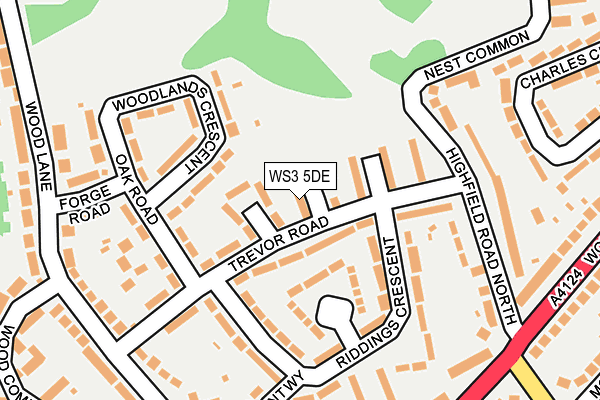 WS3 5DE map - OS OpenMap – Local (Ordnance Survey)