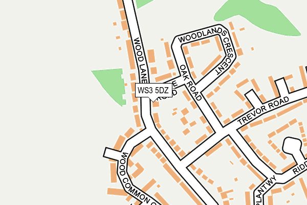 WS3 5DZ map - OS OpenMap – Local (Ordnance Survey)