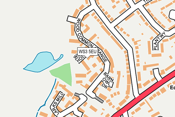 WS3 5EU map - OS OpenMap – Local (Ordnance Survey)