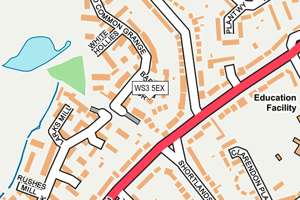 WS3 5EX map - OS OpenMap – Local (Ordnance Survey)