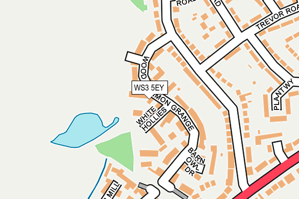 WS3 5EY map - OS OpenMap – Local (Ordnance Survey)