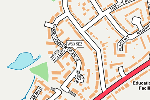 WS3 5EZ map - OS OpenMap – Local (Ordnance Survey)