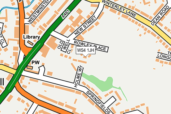WS4 1JH map - OS OpenMap – Local (Ordnance Survey)
