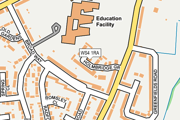 Map of KHS HOMES LTD at local scale