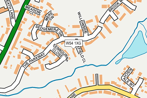 WS4 1XG map - OS OpenMap – Local (Ordnance Survey)