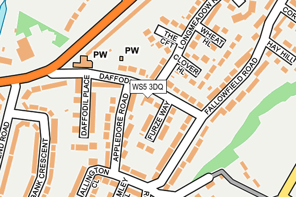 WS5 3DQ map - OS OpenMap – Local (Ordnance Survey)
