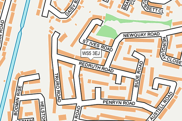 WS5 3EJ map - OS OpenMap – Local (Ordnance Survey)
