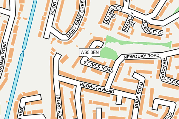 WS5 3EN map - OS OpenMap – Local (Ordnance Survey)