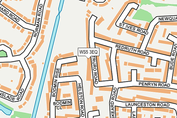 WS5 3EQ map - OS OpenMap – Local (Ordnance Survey)