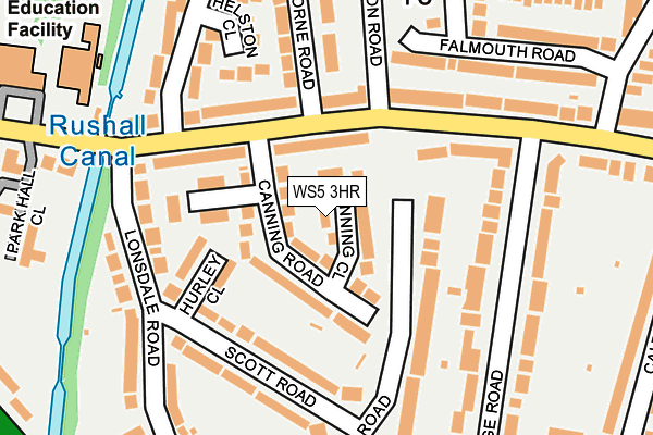 WS5 3HR map - OS OpenMap – Local (Ordnance Survey)