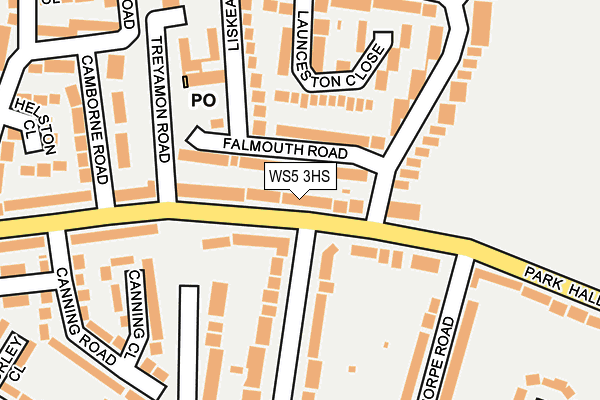 WS5 3HS map - OS OpenMap – Local (Ordnance Survey)