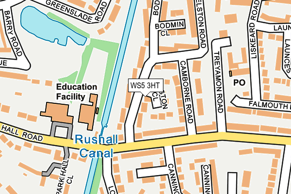 WS5 3HT map - OS OpenMap – Local (Ordnance Survey)