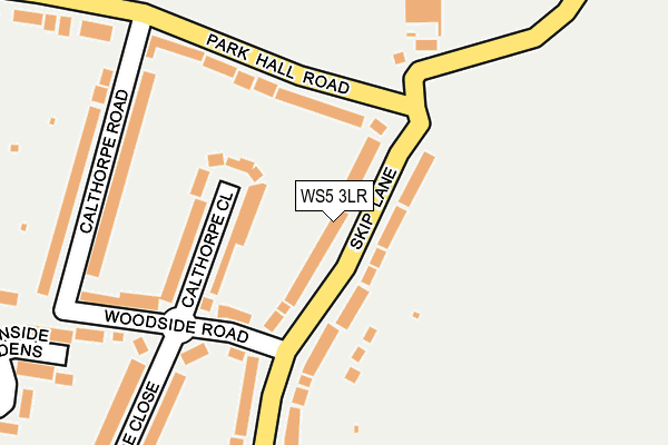 WS5 3LR map - OS OpenMap – Local (Ordnance Survey)