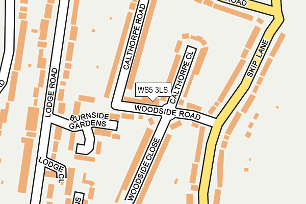 WS5 3LS map - OS OpenMap – Local (Ordnance Survey)