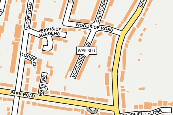 WS5 3LU map - OS OpenMap – Local (Ordnance Survey)