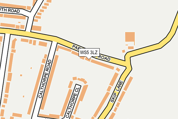 WS5 3LZ map - OS OpenMap – Local (Ordnance Survey)