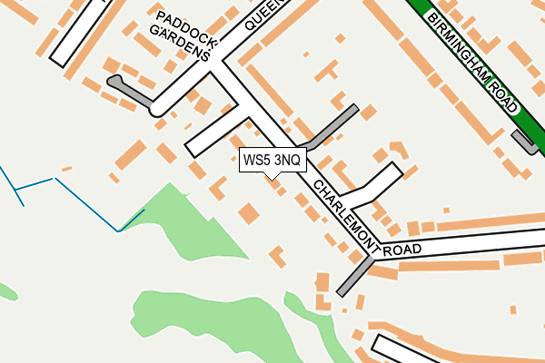 WS5 3NQ map - OS OpenMap – Local (Ordnance Survey)