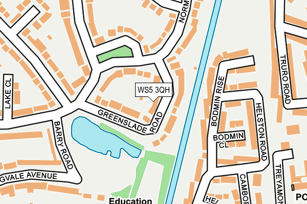 WS5 3QH map - OS OpenMap – Local (Ordnance Survey)