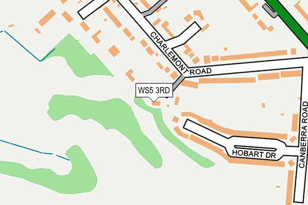 WS5 3RD map - OS OpenMap – Local (Ordnance Survey)