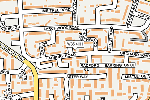 WS5 4HH map - OS OpenMap – Local (Ordnance Survey)