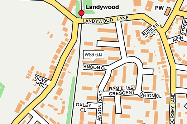 Map of P S LANDSCAPING LTD at local scale
