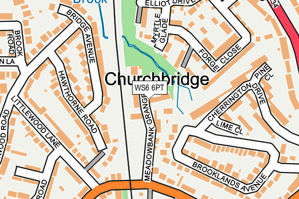 Map of CHASE HOME IMPROVEMENTS LTD at local scale