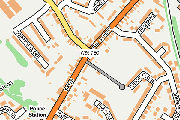 WS6 7EG map - OS OpenMap – Local (Ordnance Survey)