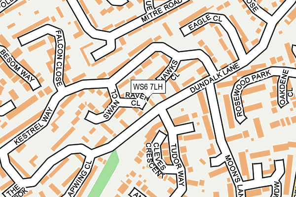 WS6 7LH map - OS OpenMap – Local (Ordnance Survey)
