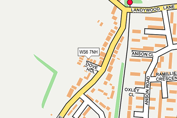 WS6 7NH map - OS OpenMap – Local (Ordnance Survey)
