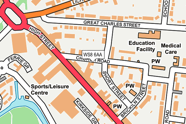 Map of F8RCA LTD at local scale